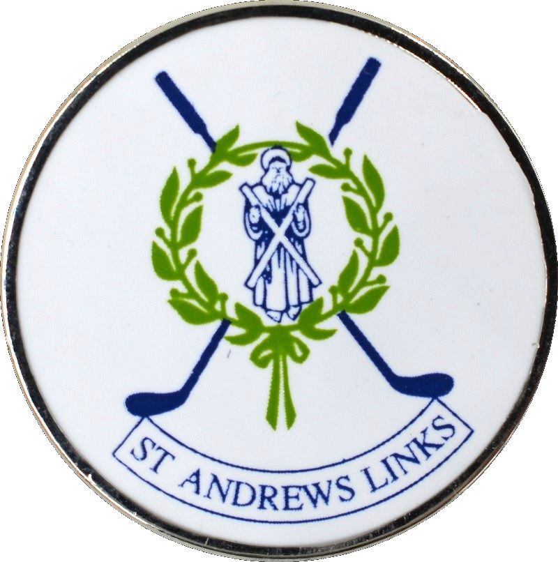 St. ANDREWS (The Old Course) Logo FLAT Golf BALL MARKER eBay